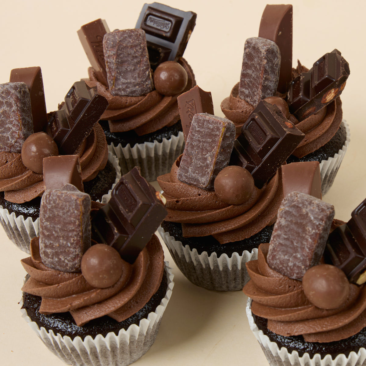 Loaded Chocolate Cupcakes