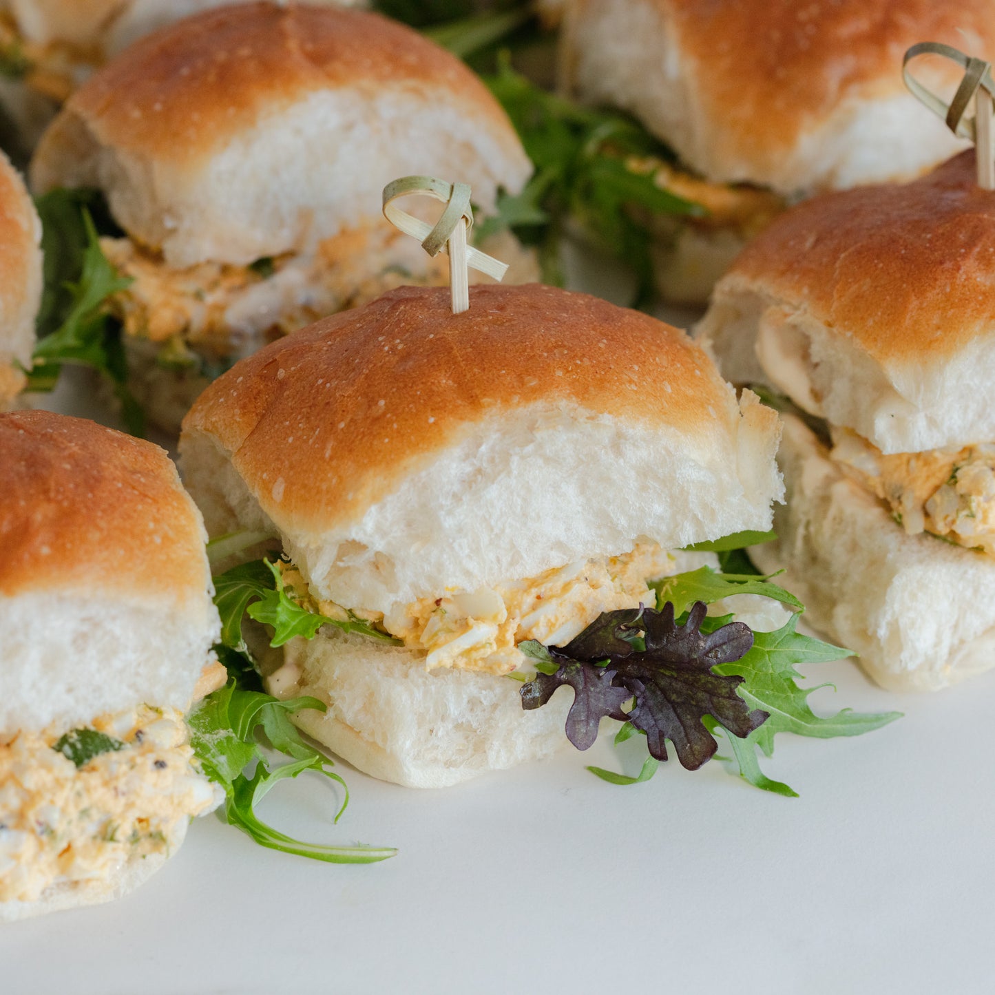 Mini Sliders - Herbed Egg & Mayonnaise (df/vege)