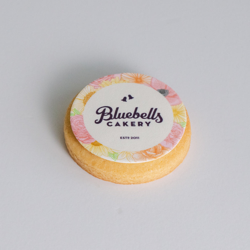 Edible Image Vanilla Shortbread Cookies