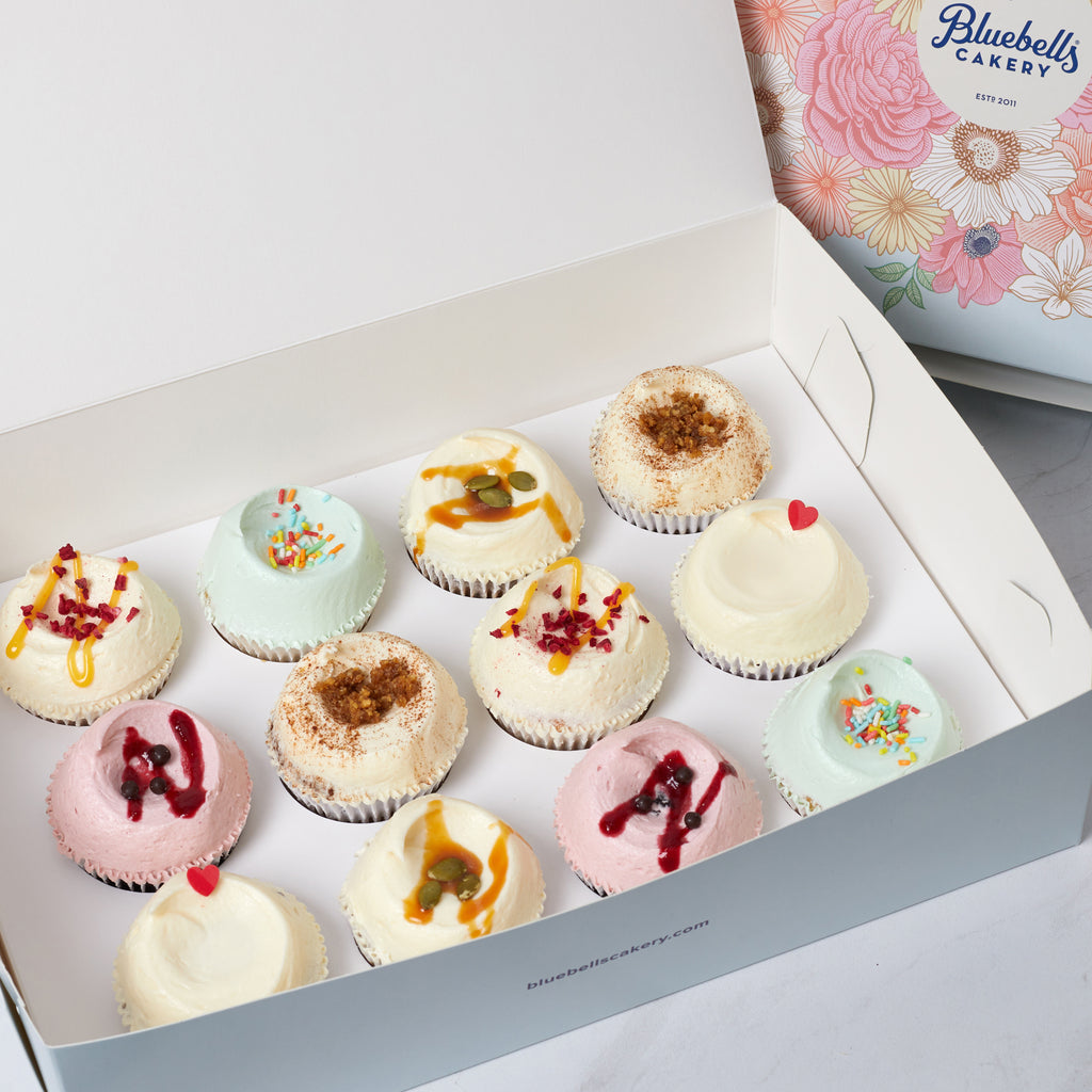 Signature Assorted Cupcakes | 12 Pack | Bluebells Cakery Auckland