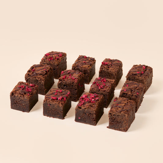 Mini Slice - Chocolate & Raspberry Brownie (gf)
