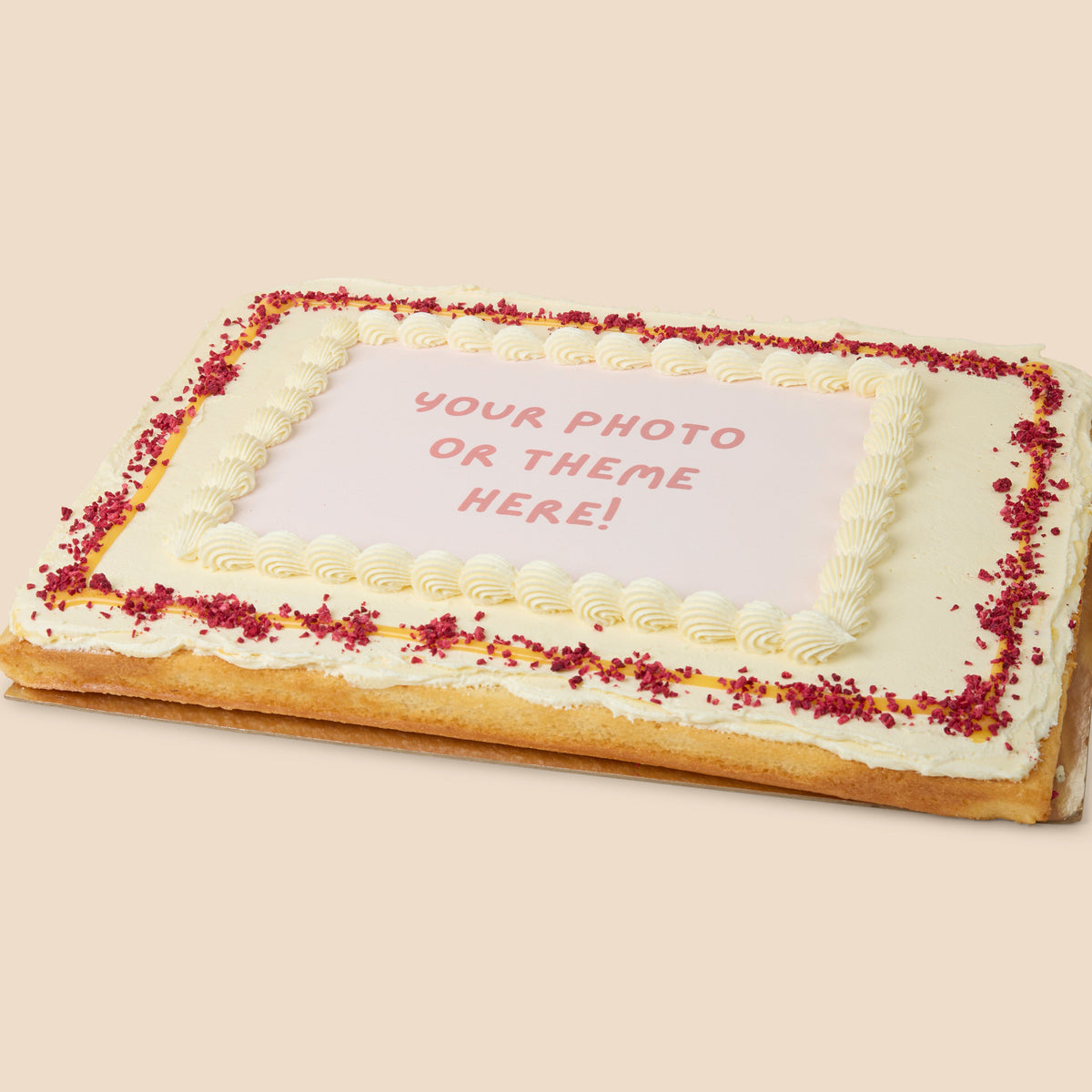 Edible Image Big Slab Cake