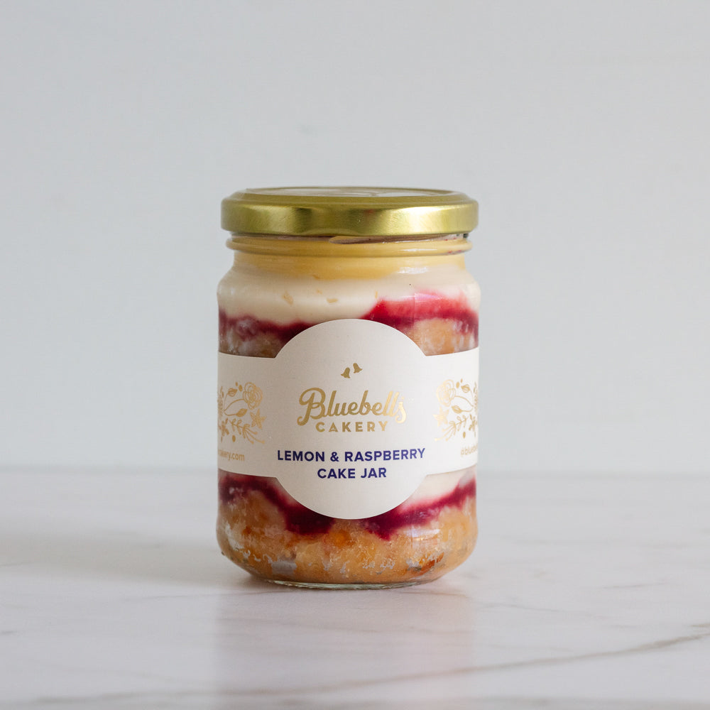 Cake Jar - Lemon & Raspberry