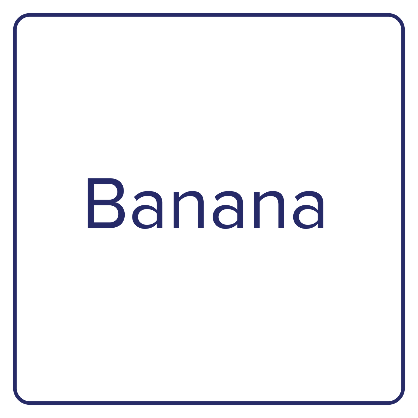 Kids Birthday Slab Cake Flavour - Banana
