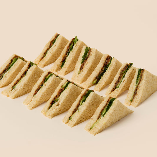Tea Sandwich - Olive Tapenade, Vegan Cream Cheese & Cucumber