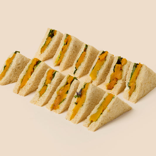 Tea Sandwich - Pumpkin & Salsa Verde