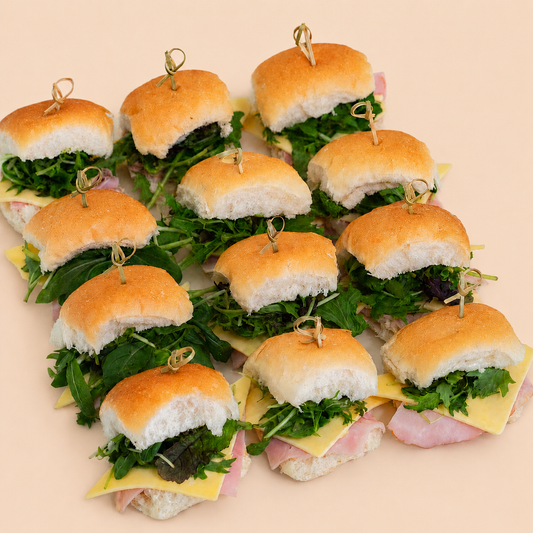 Mini Sliders - Champagne Ham & Cheese