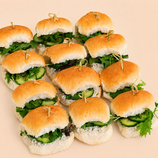 Mini Sliders - Herbed Chicken & Cucumber (df)