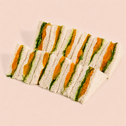 Tea Sandwich - Pumpkin & Salsa Verde (vgn/df/vege)