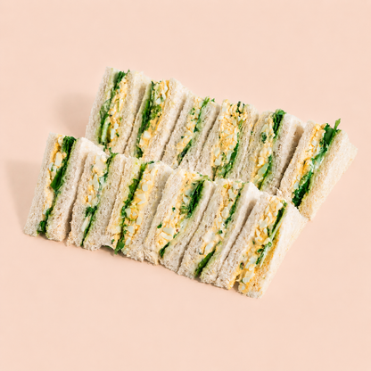 Tea Sandwich - Free Ranged Herbed Egg & Mayonnaise (df/vege)