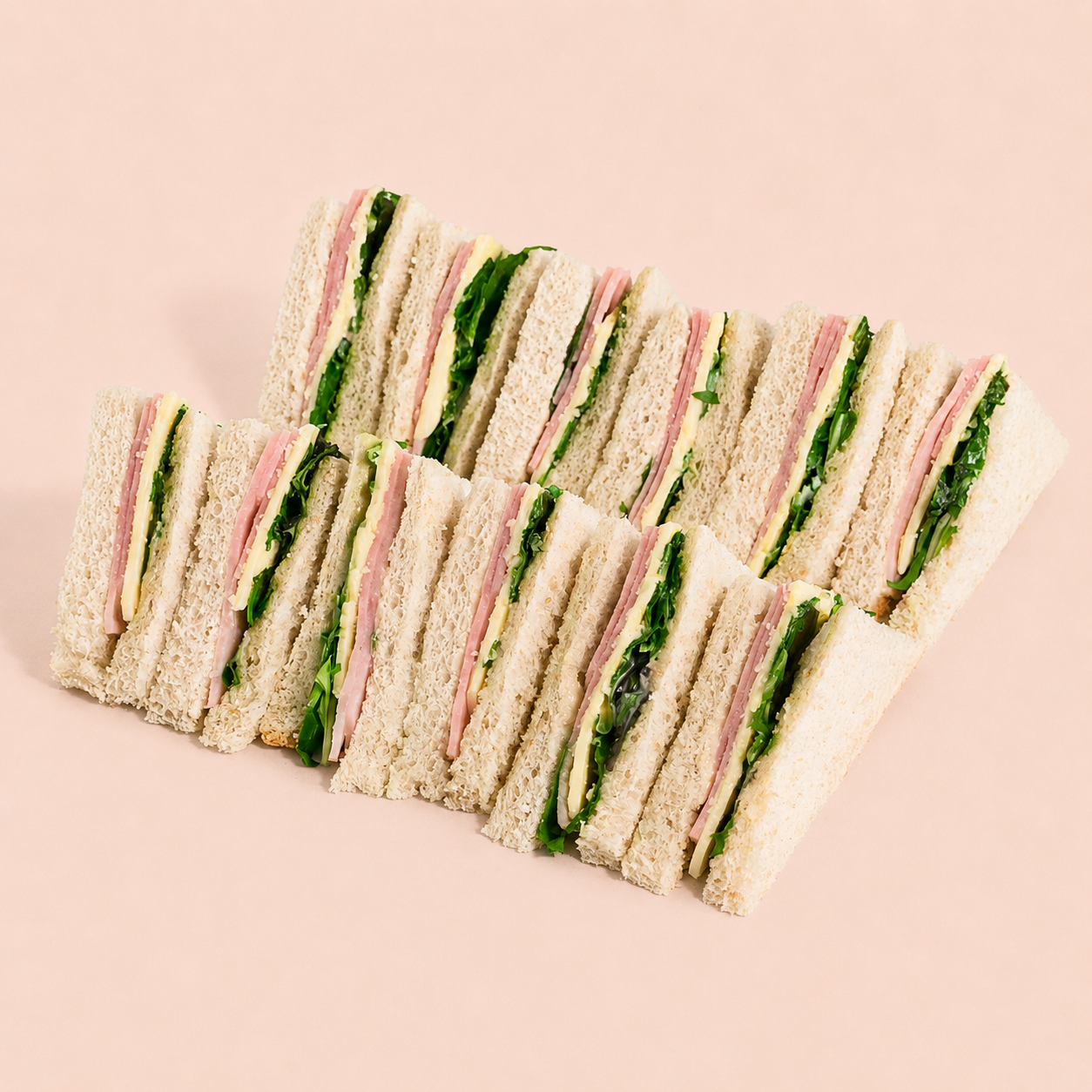 Tea Sandwich - Champagne Ham, Cheese & Dijon
