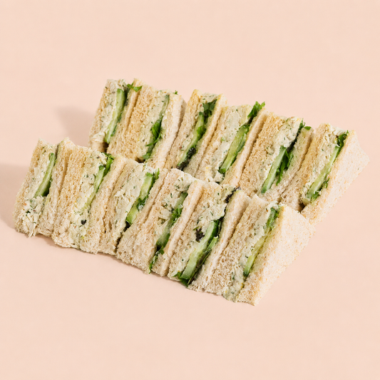 Tea Sandwich - Free Range Herbed Chicken & cucumber (df)