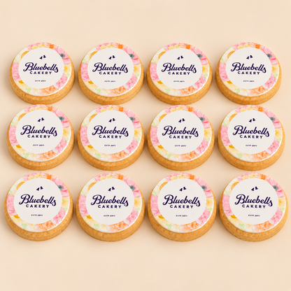 Edible Image Vanilla Shortbread Cookies