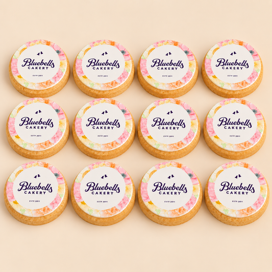 Edible Image Vanilla Shortbread Cookies