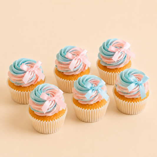 Gender Reveal Cupcakes