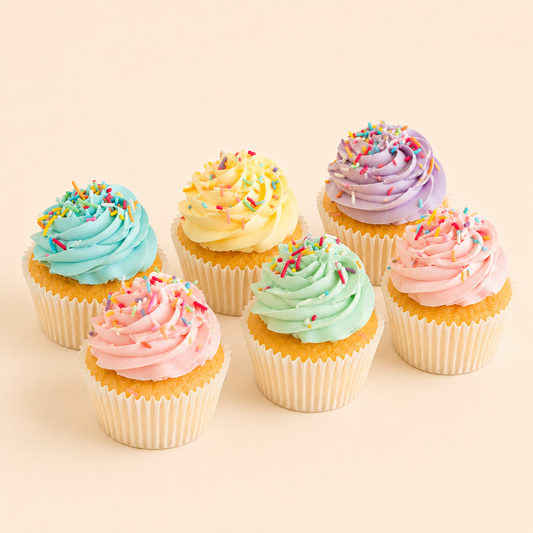 Rainbow Cupcakes