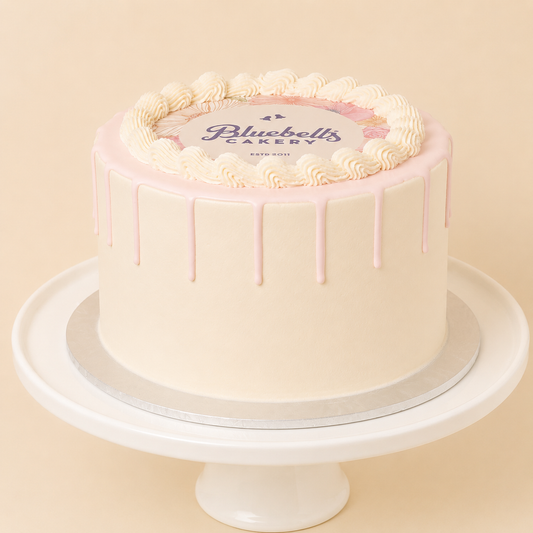 Edible Image Drizzle Cake