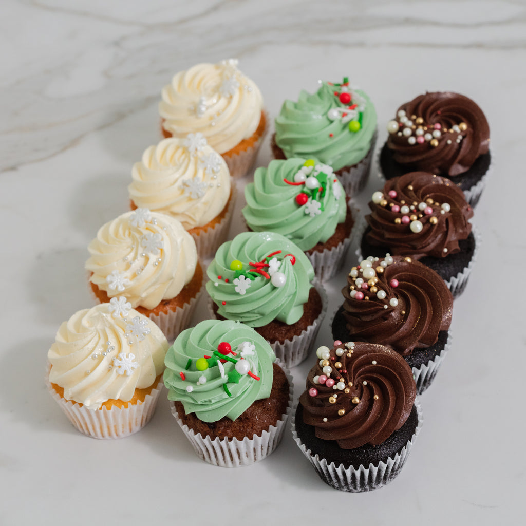 Festive Cupcakes - 12 Pack