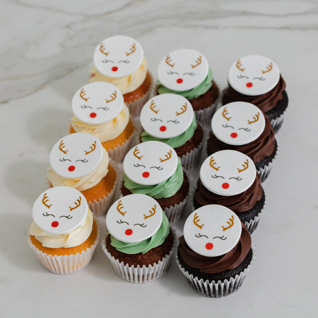 Rudolph Cupcakes - 12 Pack
