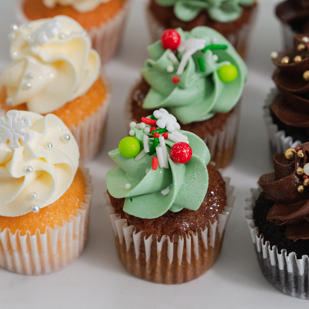 Christmas Mini Cupcakes