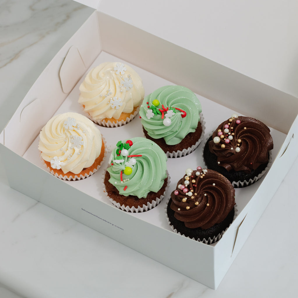 Festive Cupcakes - 6 Pack