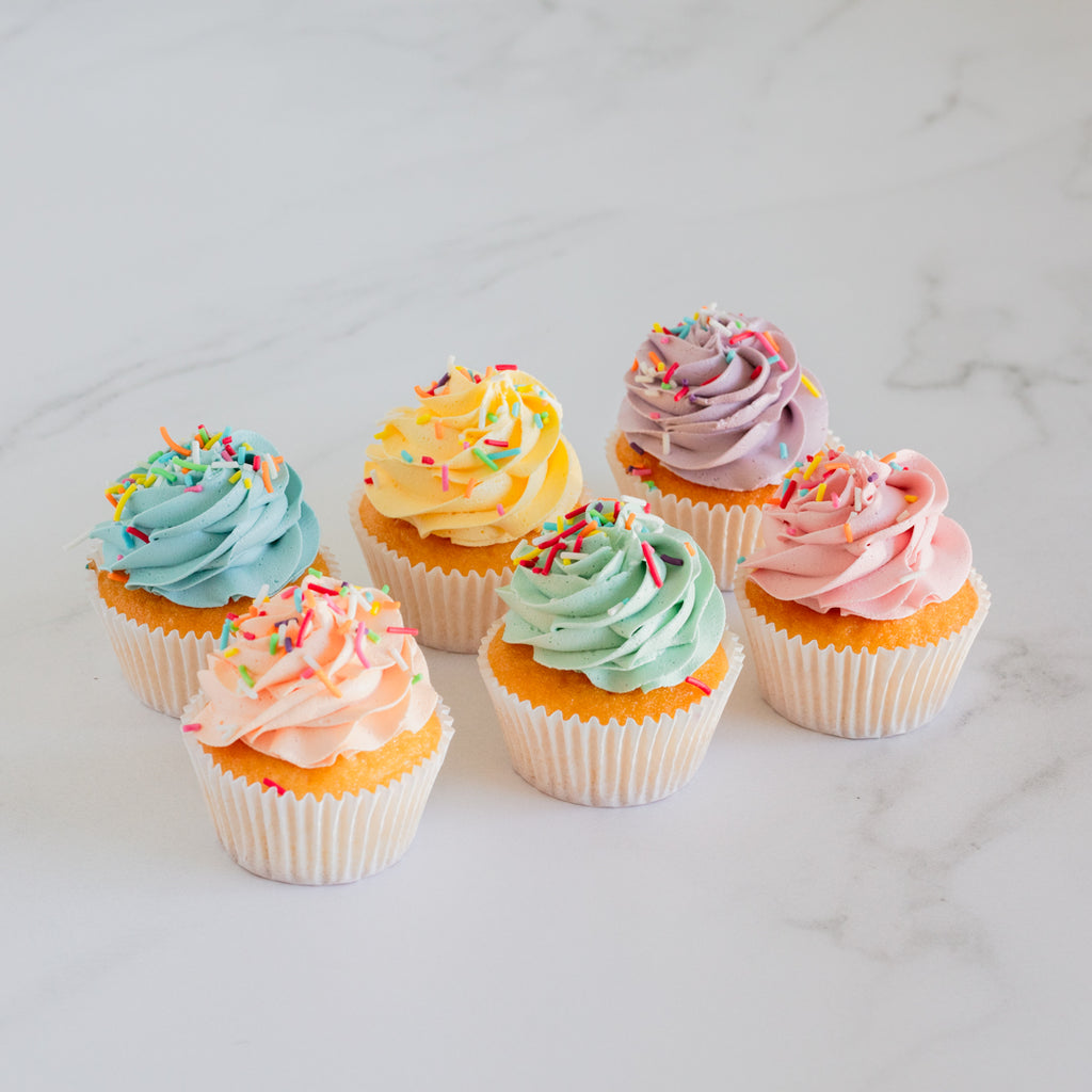 Rainbow Cupcakes