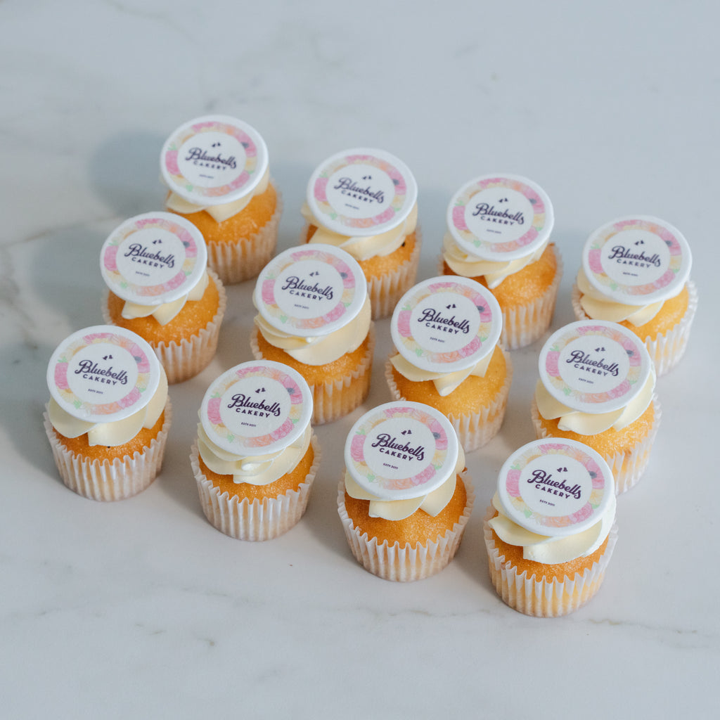 Edible Image Mini Cupcakes - 12 Pack