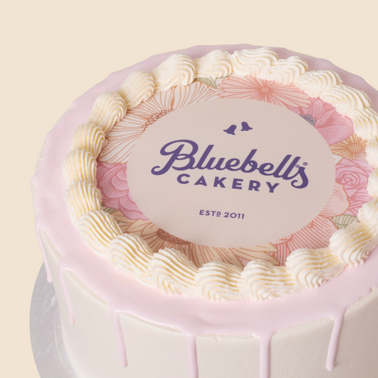 Edible Image Drizzle Cake