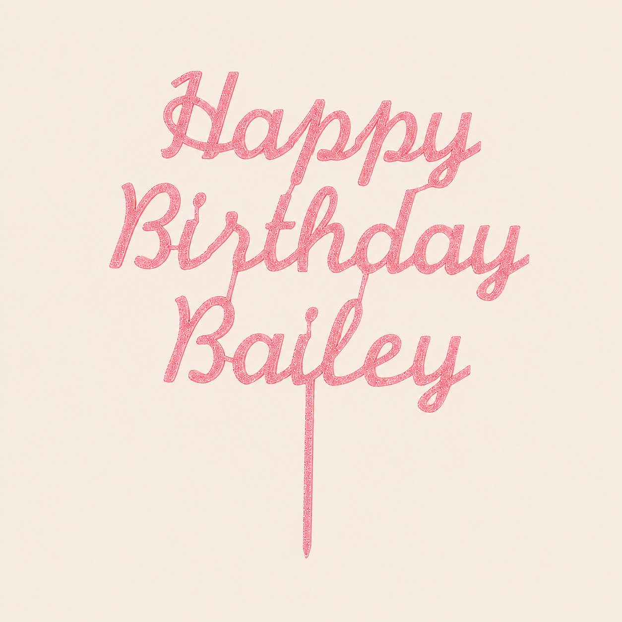 Personalised 3D Printed Topper