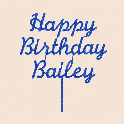 Personalised 3D Printed Topper