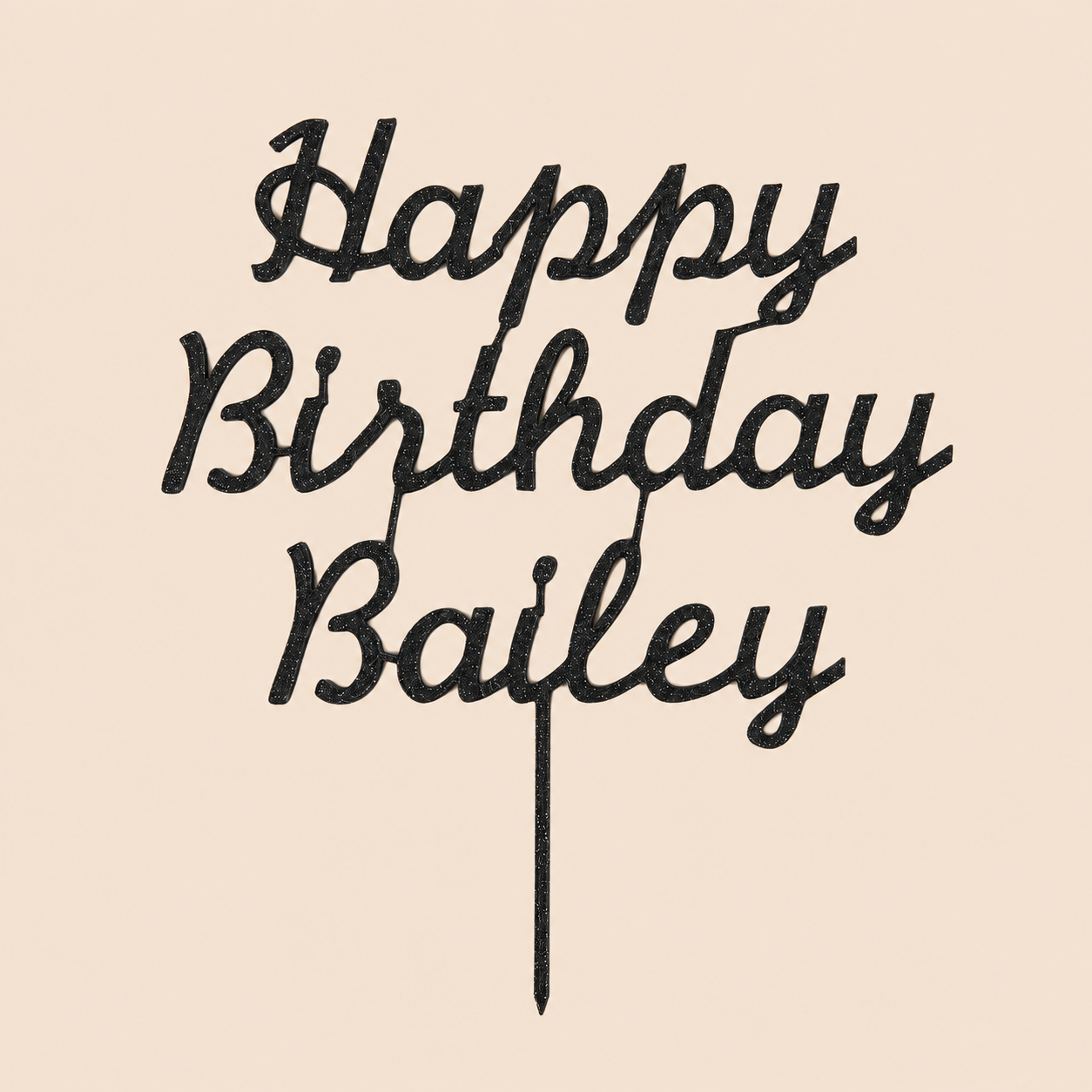 Personalised 3D Printed Topper