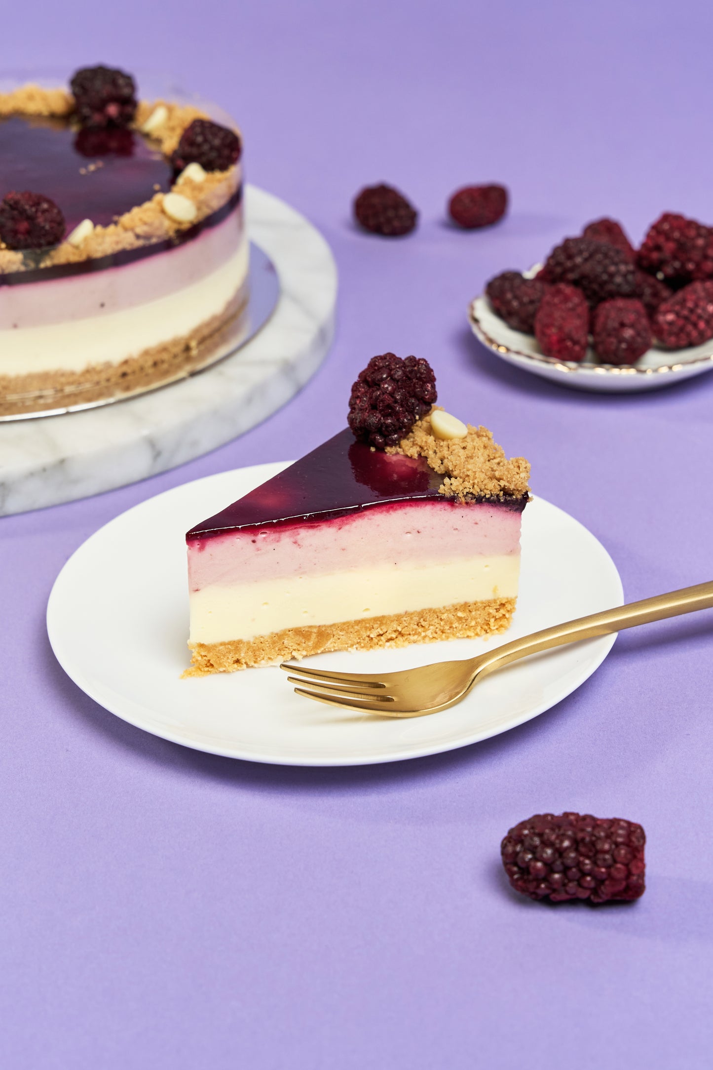 LIMITED EDITION Boysenberry Cheesecake