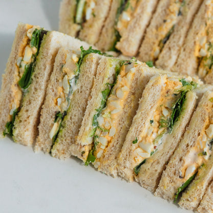 Tea Sandwich - Free Ranged Herbed Egg & Mayonnaise (df/vege)