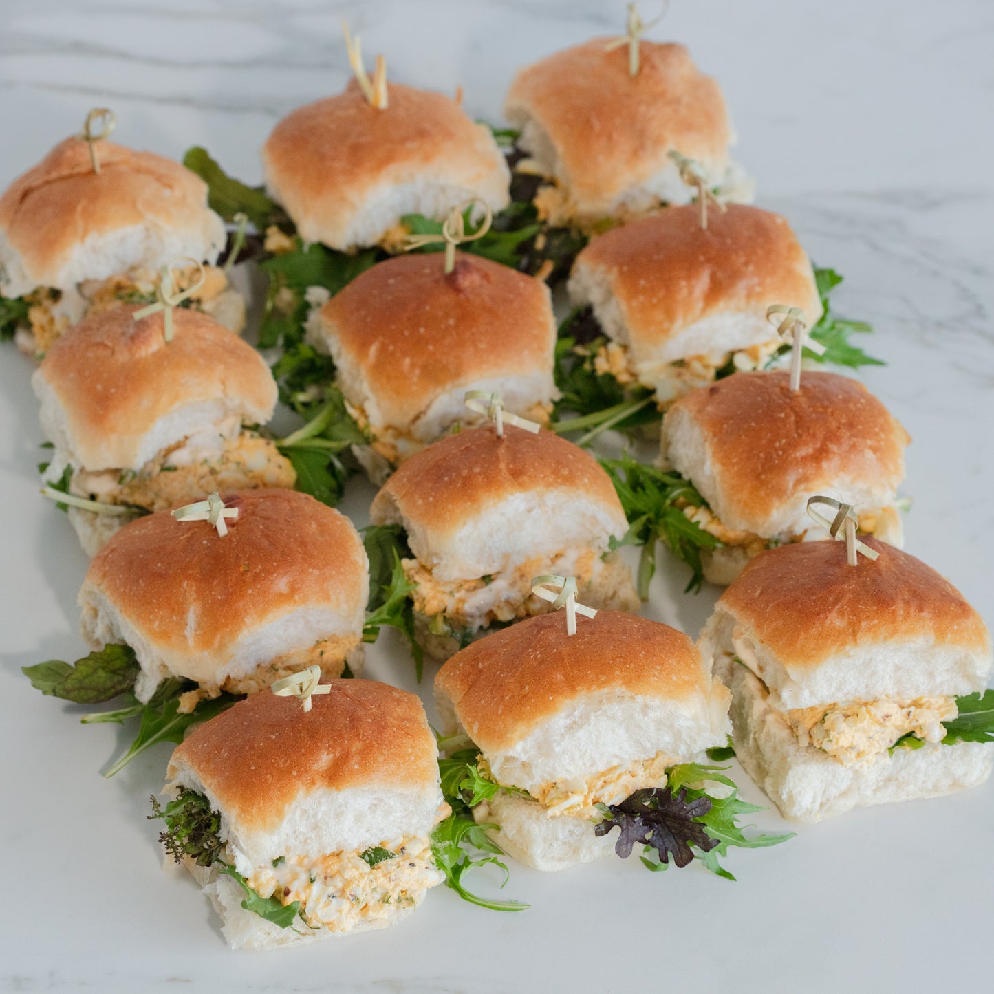 Mini Sliders - Herbed Egg & Mayonnaise (df/vege)
