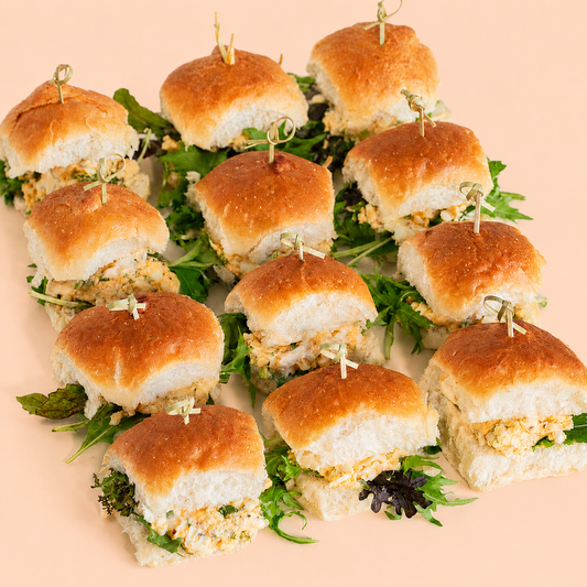 Mini Sliders - Herbed Egg & Mayonnaise (df/vege)