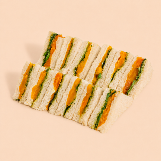 Tea Sandwich - Pumpkin & Salsa Verde (vgn/df/vege)
