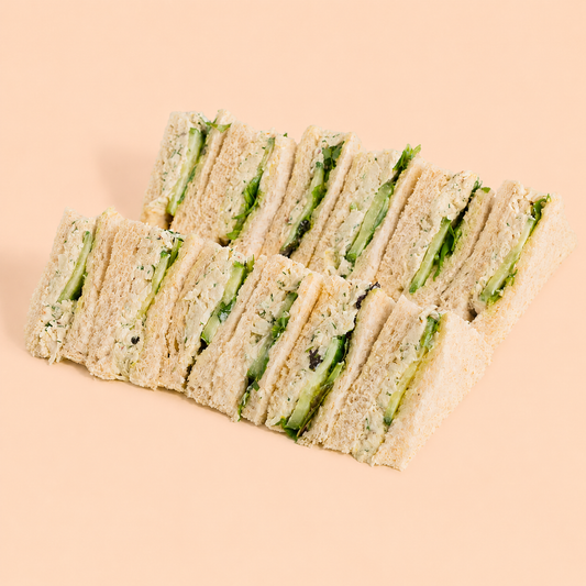 Tea Sandwich - Free Range Herbed Chicken & cucumber (df)