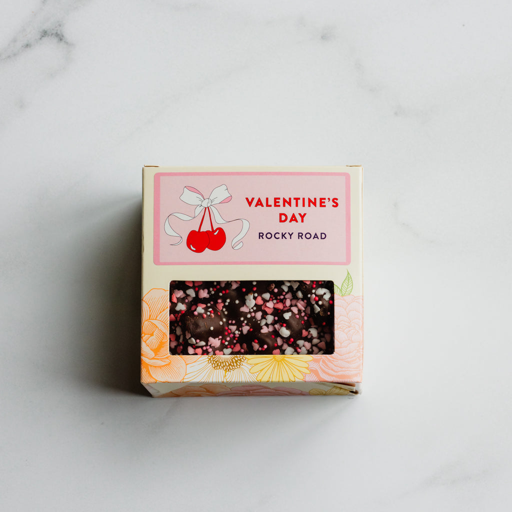 Valentines Gift Box - Dark Chocolate Rocky Road