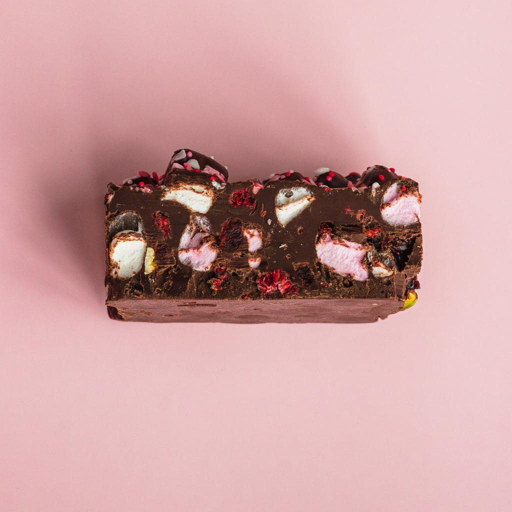 Valentines Gift Box - Dark Chocolate Rocky Road