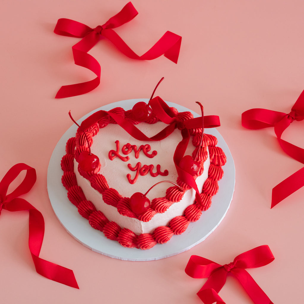 Valentines Heart Cake