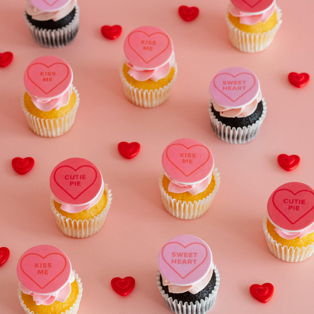 Valentines Mini Cupcakes - 12 Pack