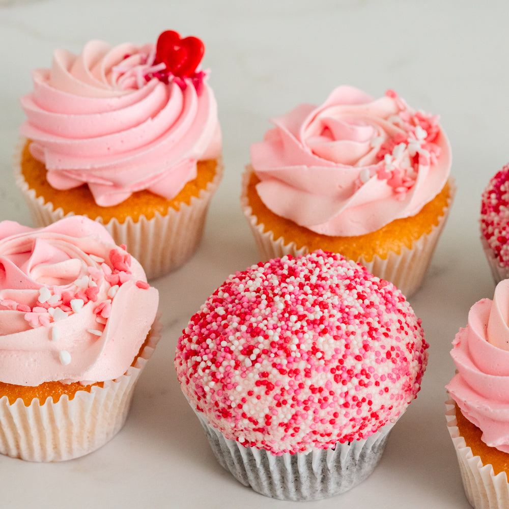 Valentines Cupcakes - 6 Pack