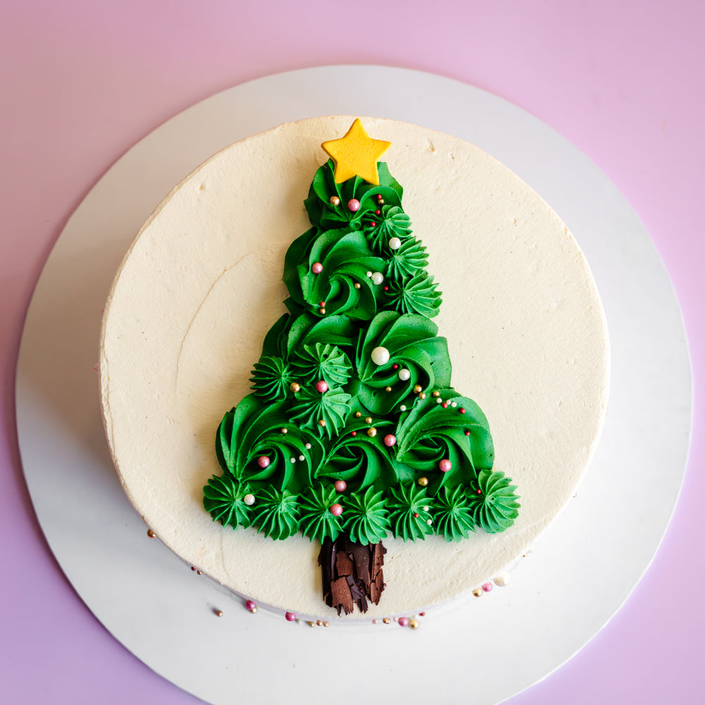Christmas Tree Cake