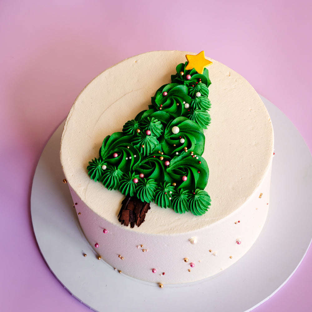 Christmas Tree Cake