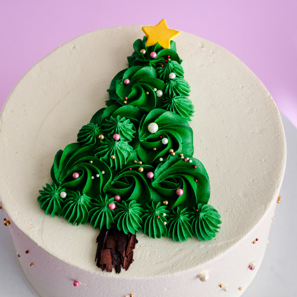 Christmas Tree Cake