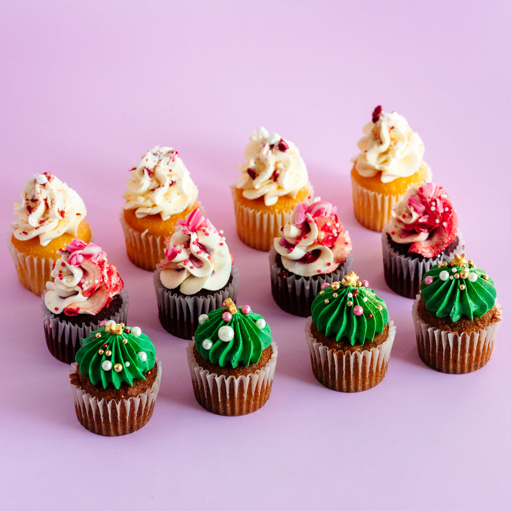 Christmas Mini Cupcakes
