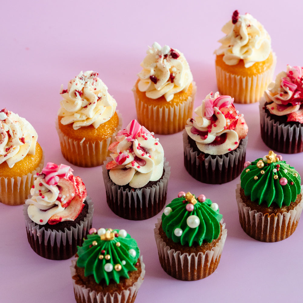 Christmas Mini Cupcakes