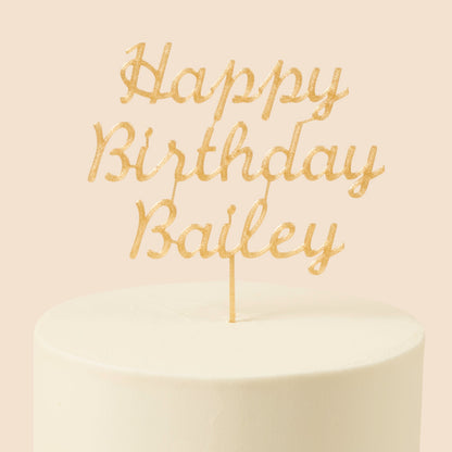 Personalised 3D Printed Topper