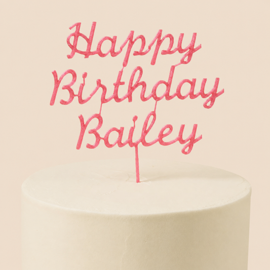 Personalised 3D Printed Topper