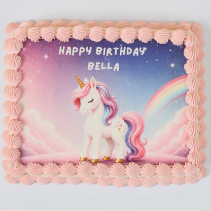 Kids Birthday Slab Cake - Unicorn